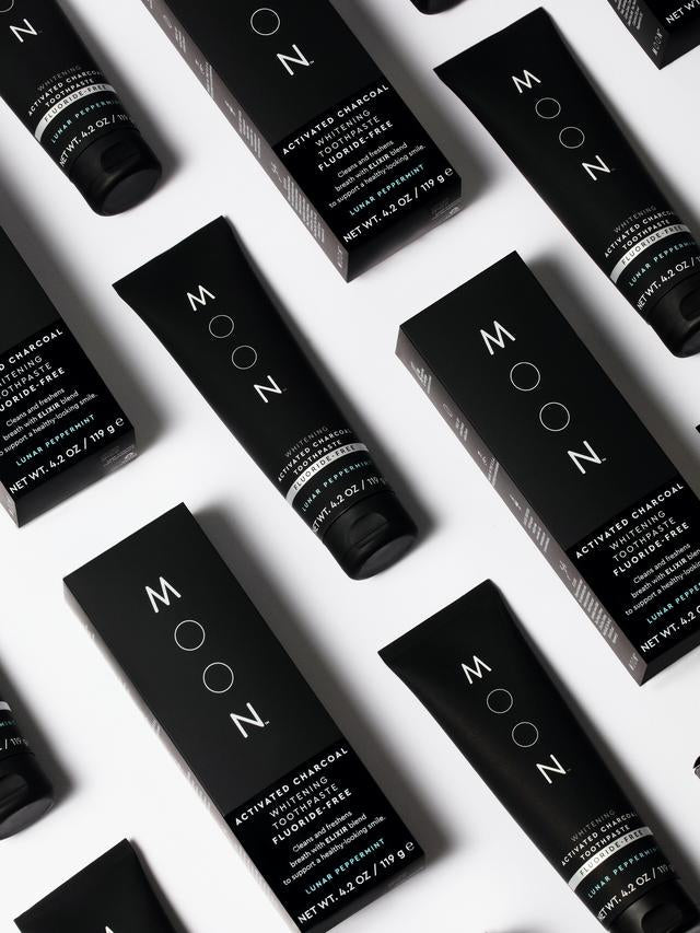 Moon - Charcoal Whitening Toothpaste 119gm Fluoride Free