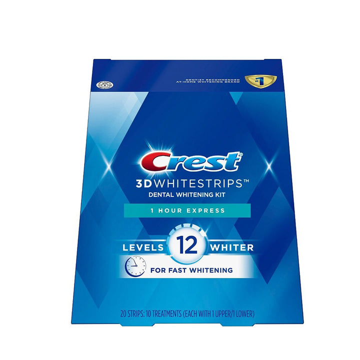 Crest 3D Whitestrips 1 Hour Express Dental Whitening Kit